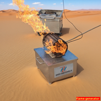 Allumage automatique Portable petit bassin d'incendie équipement de démonstration de flamme utilisation d'extincteur accessoires de lutte contre l'incendie