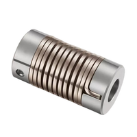 Coupleur à ressort pour encodeur, moteur pas à pas, servomoteur, coupleur d'arbre angulaire excentrique rigide à couple élevé, en aluminium, diamètre de trou de 10 mm