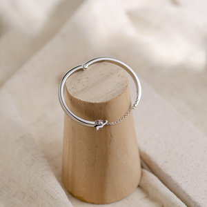 Brazalete de Acero Inoxidable Personalizado para Bebé en Existencia - Product Image 4