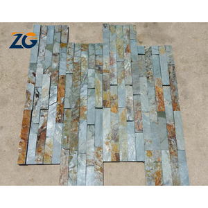 ZGSTONE Extérieur Panneau Mural Naturel Couverture Déco Pierre Ciment Empilé Culture Pierre Conception Graphique Moderne Revêtement Mural Décoratif - Product Image 2