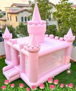 Thương mại thời trang màu hồng <span class=keywords><strong>Inflatable</strong></span> lâu đài Macaron đám cưới <span class=keywords><strong>Inflatable</strong></span> giường bouncy cho người lớn và trẻ em cho thuê bên - Product Image 2