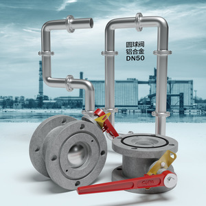 DN80/3-Inch Aluminum Alloy Straight-Through Ball Valve Two-Way Gas Station Sprinkler <b>Truck</b> Parts for Oil <b>Tanker</b> - Product Image 1