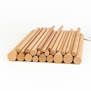 Barra de Soporte Redonda de Madera de Haya para Yoga, 10 Piezas, Diseño Moderno y Simple para Uso en Casa o Gimnasio - Product Image 2