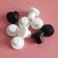 Bouchons de bouteille en silicone de qualité alimentaire, bouchons d'étanchéité réutilisables pour bouteilles de vin, de bière, de jus, bouchons étanches noirs et blancs pour la maison et le bar