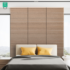 TianGe-listones de madera de roble para pared, tablero insonorizado texturizado, <span class=keywords><strong>comprar</strong></span> paneles acústicos para revendedor - Product Image 1
