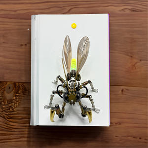 PUNK Mechanical แมลงเรืองแสงตั๊กแตนตำข้าวที่มีสีสัน DIY โมเดลงานฝีมือโลหะเครื่องประดับปริศนา3D - Product Image 4