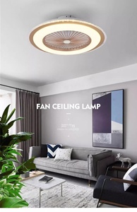 Ventilateur de plafond Lustre Moderne Lustre Nordique Un Simple Maison Salle À Manger Salon Chambre Led Ventilateur De Plafond Lumière - Product Image 4