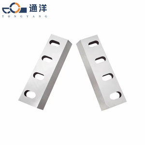 Nhựa tái chế máy móc granulator lưỡi cao su Chai PET Máy Nghiền dao Shredder máy - Product Image 1