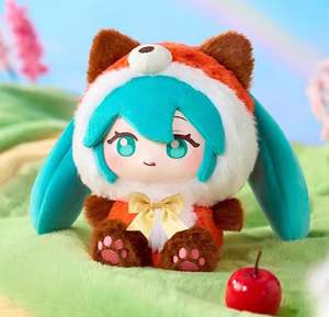 Nueva Llegada, 100% Original, Juego de 6 Muñecos de Peluche de Vinilo Kawaii de <span class=keywords><strong>Hatsune</strong></span> <span class=keywords><strong>Miku</strong></span> y Animales del Bosque, Figuras Adorables en Caja Sorpresa - Product Image 5