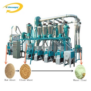 China Top Quality Commercial Flour Milling Plant Automatic Wheat Flour Mill Machine Maiz Grain Mill <strong>Aata</strong> <strong>Chakki</strong> - Product Image 1