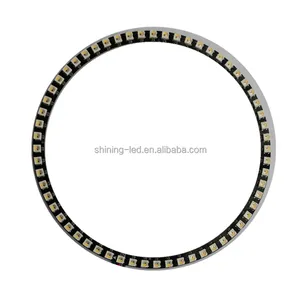 Dia Cincin LED, 170Mm 172Mm Dapat Disesuaikan SK6812 RGBW Cincin LED WS2812B WS2812 60LED 5050 Built-In IC Lampu Diprogram Lingkaran Halos Mata Malaikat