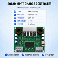 Contrôleur de charge solaire MPPT, conception thermique PCBA FR-4 haute performance, assemblage de circuits imprimés personnalisé, services SMT, fabricant CN/GUA