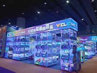 Máquina expendedora comercial de cápsulas Gashapon, serie Square Mini Claw Machine, caja sorpresa aleatoria, 1 año de garantía, versión en inglés