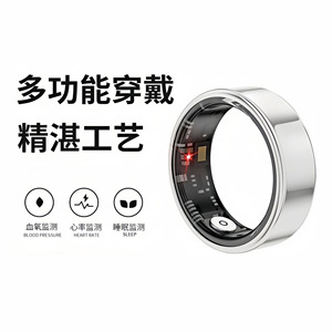 Anillo Inteligente con Monitor de Frecuencia Cardíaca y Oxígeno en Sangre, Resistente al Agua IP68, Seguimiento del Sueño, Conteo de Pasos, Pantalla LED, Control por Aplicación - Product Image 4
