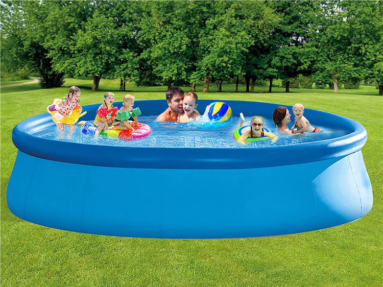 Piscine Gonflable épaissie Pour Jardin - 184L, Grande Taille, Idéale Pour Enfants Et Famille En été - 14