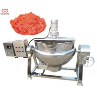 Fabriek Prijs Commerciële Apparatuur Ui Peper Pasta Maken Verwerking Machine Chili Saus Productielijn