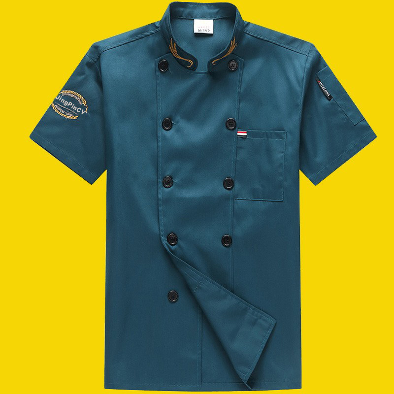 A maniche corte [verde pavone] con rete sul retro