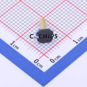 GT-TC084E-H080-L5 Tactile Switch SMD-4P,5.2x5.2mm Switch Single Pole Single Throw Round Button 1.3N Vertical Mount - Product Image 2