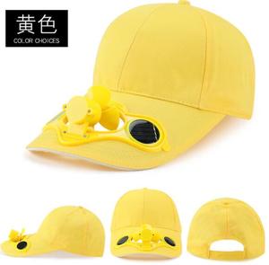 Casquettes de golf et de baseball multicolores d'été avec ventilateur solaire intégré, à longue visière, sans besoin de charge, chapeau rafraîchissant à énergie solaire - Product Image 4