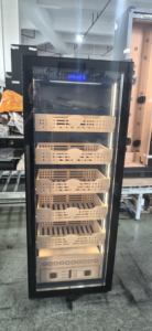 Humidor à cigares électrique Nuelead NE-193 à contrôle précis, fonctionnement silencieux, en acier inoxydable, avec porte vitrée anti-buée pour usage domestique - Product Image 5