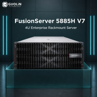 Serveur de support de plateforme d'infrastructure cloud de virtualisation FusionServer 5885H V7 4U en rack, neuf