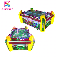 Machine de jeu vidéo de rachat d'arcade à pièces Funspace 6 joueurs Crazy Snake Lottery Machine
