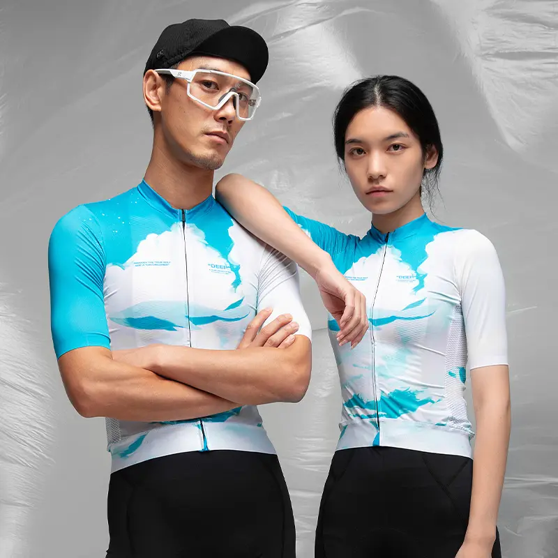 Nisex-Camiseta de manga corta para ciclismo, ropa de ciclismo unisex, se puede personalizar