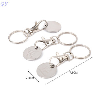 QY promotionnel en gros personnalisé porte-clés en métal logo personnalisé porte-clés cadeau promotionnel d'entreprise - Product Image 6