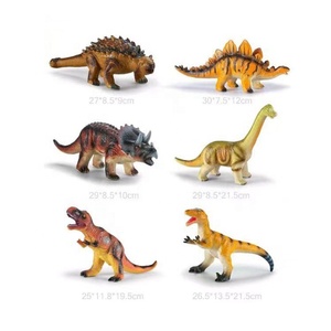 10-12 pouces 6 pièces dans un étui différents types de figurines de dinosaures ensemble réaliste <span class=keywords><strong>vinyle</strong></span> dinosaure jouet pour enfants dino modèle ornemental - Product Image 4