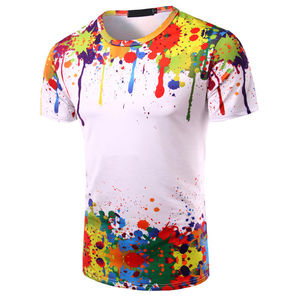เสื้อยืดออกกำลังกายแขนสั้นแบบไร้ตะเข็บสำหรับผู้ชาย ขายส่ง - Product Image 3