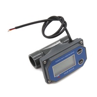 ZJPVC-DN15 batterie/puissance affichage électronique compteur de débit d'eau débitmètre roue à palettes débitmètre 20mm PVC Turbine débitmètre 5-100LPM