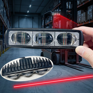 ไฟเตือนความปลอดภัยรถยก LED 10-100V โซนสีแดง กำลังสูง สำหรับคลังสินค้า พร้อมรับประกัน 24 เดือน - Product Image 3