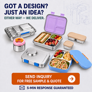Stainless Steel <b>Lunch</b> Box304 3 Compartment Bento <b>Lunch</b> <b>Box</b> Leakproof Food Container with Lid for Kids Adults School Travel - Product Image 5