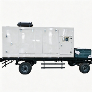 เครื่องกำเนิดไฟฟ้าแบบเงียบ 3 เฟส OEM 30KVA 40KVA 50KVA 80KVA 100KVA สตาร์ทอัตโนมัติ พร้อมรถพ่วงเคลื่อนที่และสำหรับตั้งแคมป์ รุ่น JN1601251601199 Sil - Product Image 1