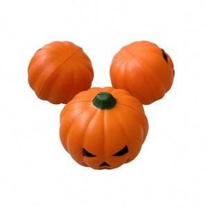 Pelota Antiestrés de Espuma PU con Forma de Calabaza de Halloween, Personalizable con Logotipo, para Promociones de Eventos - Product Image 5