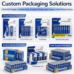 Factory Great Deal Dry Cell <strong>Batteries</strong> AM3 Ultra 2600mah Alkaline <strong>Battery</strong> <strong>1</strong>.5V LR6 <strong>AA</strong> <strong>Battery</strong> OEM ODM Bulk Wholesale Factory - Product Image 3