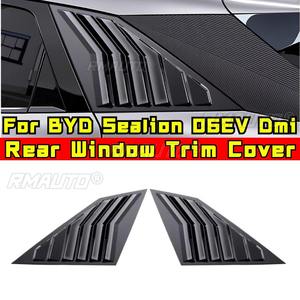 Para BYD Sealion 06EV Dmi, embellecedor de ventana trasera triangular tipo aleta de tiburón, kit de carrocería, cubierta de embellecedor de ventana de ventilación lateral trasera, pieza de modificación. - Product Image 1