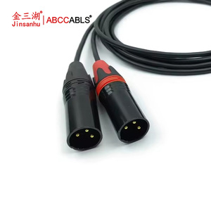Cable Divisor en Y ABCCABLS de 3.5mm (1/8") TRS Macho a Doble XLR Macho, Adaptador de Audio Balanceado Estéreo a Mono para Escenario y Estudio - Product Image 3
