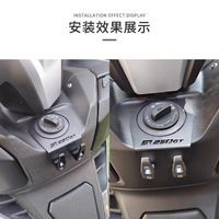 Crochet de casque de moto en aluminium usiné CNC sur mesure - Crochet de rangement rétractable pour accessoires de scooter Voge SR250GT