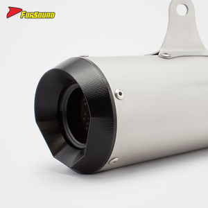 Section d'échappement universelle d'origine RS pour 450sr 675nk <span class=keywords><strong>Ninja</strong></span> 400 703RR Nouvel état en fibre de carbone - Product Image 5