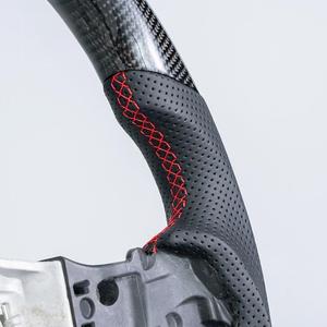 <span class=keywords><strong>Volante</strong></span> de Fibra de Carbono Real de Diseño Moderno para Nissan <span class=keywords><strong>Nismo</strong></span> Z 400Z 2023-2025, Cuero Negro, <span class=keywords><strong>Volante</strong></span> para Auto de 3 Plazas - Product Image 4