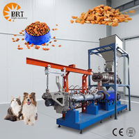 Extrudeuse industrielle à double vis pour la production d'aliments secs pour chats et chiens, équipement de traitement des aliments pour animaux de compagnie