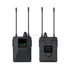 Système de monitoring intra-auriculaire sans fil UHF, son stéréo, double antenne pour une réception stable. Vente en gros directe d'usine, coopération OEM - Product Image 6