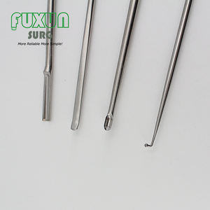 Strumenti Endoscopici Manuali Uniportal in Acciaio Inossidabile per Discectomia Interlaminare della Colonna Vertebrale: Gancio Nervoso, Dissettore, Curette - Product Image 3