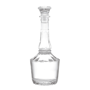 Botellas de vidrio molido <span class=keywords><strong>azul</strong></span> transparente de cuello largo de 500ml, 750ml, 700ml, personalizadas, planas para agua, <span class=keywords><strong>Tequila</strong></span>, sellado de corcho - Product Image 1