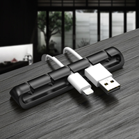 Organisateur de gestion de câble de bureau pour chargeur souris clavier écouteur protecteur support de fil flexible enrouleur de câble USB