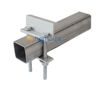 Pince de fixation pour panneau solaire à double trou, pince en U universelle, support de fixation d'extrémité solaire