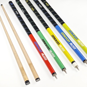 Queue de billard en érable fendue 1/2 de haute qualité et durable, joint en acier inoxydable, 13 mm, queue de break, snooker, billard, 19 oz/20 oz - Product Image 6