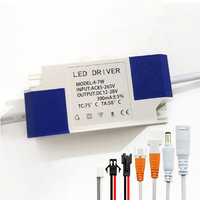 4-7W 280mA 12v 12-28v 300mA LED Transformateur d'éclairage à courant constant isolé pour plafonnier Down Light