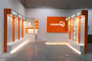 Negozio di accessori per cellulari con chiusura a chiave su misura negozio di riparazione elettronica vetrina vetrina per telefono cellulare con chiusura a chiave - Product Image 4